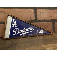 Gerahmte Los Angeles Dodgers Mlb Mini Wimpel von TheSportsAlternative
