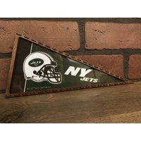 Gerahmte New York Jets Ny Nfl Mini Wimpelkette von TheSportsAlternative