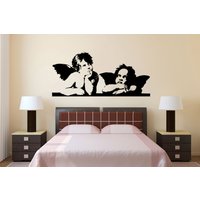 Cherub Babys Wandaufkleber - Italienisch Modernes Schlafzimmer Vinyl Aufkleber von TheStickerStop