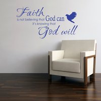 Faith Is Not B Believed God Can - Inspirational Wandsticker Zeitgenössisch Vinyl Aufkleber Religiös Faith Is Not B Believed God Can - Inspirational Wandsticker Zeitgenössisch Vinyl Aufkleber Religiös von TheStickerStop