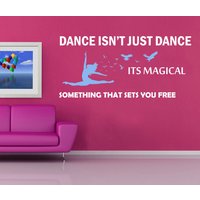 Inspirierende Tanz Wandsticker Vinyl Sticker Inspirierende Tanz Wandsticker Vinyl Sticker von TheStickerStop