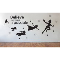 Peter Pan Und Seine Freunde Flugszene - Wandtattoo Kinderzimmer Vinyl Aufkleber Peter Pan Und Seine Freunde Flugszene - Wandtattoo Kinderzimmer Vinyl Aufkleber von TheStickerStop