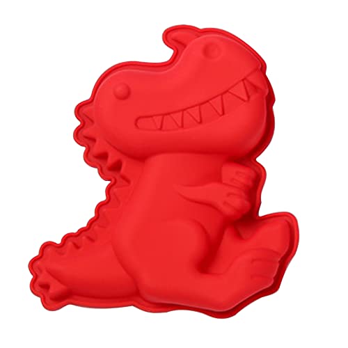 Dinosaurier Silikonformen Cartoon Silikon Kuchenform 3D Dinosaurier Backform Antihaft Dinosaurier Kuchenform Silikon Schokoladenform Kindergeburtstag Silikonform DIY Backform für Party Geburtstage (A) von TheStriven