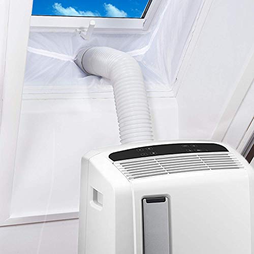 TheStriven 300cm Fensterabdichtung Für Mobile Klimageräte Abluft Wäschetrockner Hot Air Stop zum Anbringen an Fenster Passend zu Jedem Klimagerät und Allen Schlauchgrößen keine Bohrlöcher Erforderlich von TheStriven