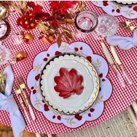 Granatapfel Tischset - Handgemachtes Herbst- Oder Weihnachtsdekor Für Die Festtage von TheTableButterfly