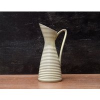 Jasba, Keramik Vase, Form 209, Mid Century, W.-Germany, Vintage Pottery, 1960Er Jahre, Blassgelb, Wgp von TheTasteOfGlory