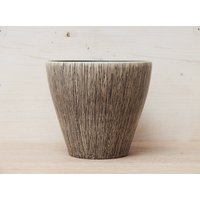 Vintage Planter, Übertopf, W.-Germany, Scratch Dekor, Mid Century Keramik, 1950Er/1960Er Jahre, Mcm von TheTasteOfGlory