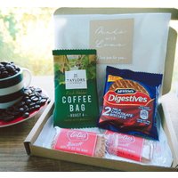 Kaffee & Keks Briefkasten Geschenkset - Personalisiertes Geschenk | Essen Und Trinken Verdauungs-| Biscoff von TheTeaAndCoffeeShop