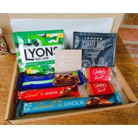 Personalisiertes Geschenk Für Kaffee & Schokoladenliebhaber - Personalisierte | London Lyons Mittlerer Braten Lindt Londor Gesalzenes Karamell von TheTeaAndCoffeeShop