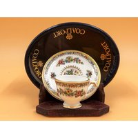 Coalport China Ming Rose Miniatur Schrank Teetasse & Unterteller Duo in Original Box. - Gratis Uk Post Coalport China Ming Rose Miniatur Schrank Teetasse & Unterteller Duo in Original Box. - Gratis Uk Post von TheTeaTray