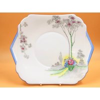 Vintage Shelley China Für Lawleys Apfelblüten Muster Kuchen/Sandwich Servierplatte. 0148. - Free Uk Post von TheTeaTray