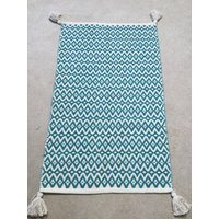 Lappen Sie Schönen Chindi Teppich Teppich, Boho Chic Hippie-Teppiche, 44 "x 26" Lappen Sie Schönen Chindi Teppich Teppich, Boho Chic Hippie-Teppiche, 44 "x 26" von TheThreadingHouse
