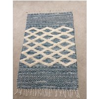 Schöne Chindi Rag Teppich von TheThreadingHouse