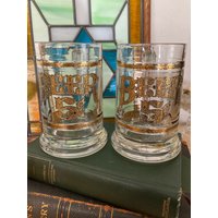 Paar Vintage Kulver 22K Bierkrüge von TheThriftCurator