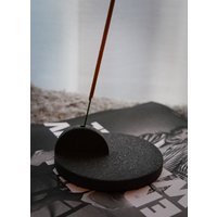 Gesprenkelter Räucherstäbchenhalter| Incense Holder | Anthrazit von TheTinyStudioDE