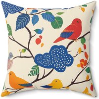 Handmade Pillow Including Filling, Decorative For Your Living Room, Unique Architecture & Design Lovers, Like Josef Frank Handmade Pillow Including Filling, Decorative For Your Living Room, Unique Architecture & Design Lovers, Like Josef Frank von TheTipsyThread