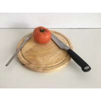 Ein Kleines Schneidebrett - Antikes Holz Zum Schneiden Von Käse Oder Fleisch Metzgerblock -Rustikales Dekor Rustikales Holzschneidebrett von TheVINTAGEShopBG