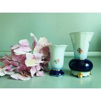 Vintage 2Er-Set Kleine Porzellanvase Am Import Roda - Vasen Minivasen von TheVINTAGEShopBG