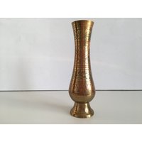 Vintage Gravierte Messing Vase - Dekor Retro Boho Geätzte von TheVINTAGEShopBG