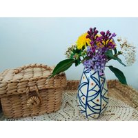 Vintage Kleine Handgemachte Keramikvase - Handbemalte Handgemachte Vase Vintage Kleine Handgemachte Keramikvase - Handbemalte Handgemachte Vase von TheVINTAGEShopBG