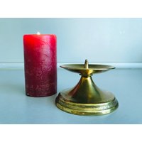 Vintage Kleine Kerzenhalter Aus Messing - Kerzenständer Kleine von TheVINTAGEShopBG