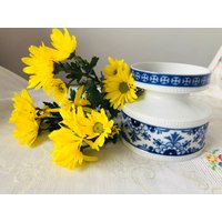 Vintage Lichte Echt Kobalt Vase von TheVINTAGEShopBG