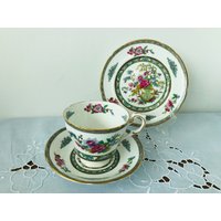 Vintage Set Paragon Tree Of Kashmir Kaffee/Tee-Tasse & Untertasse Mit Kuchenteller - Trio | 7 von TheVINTAGEShopBG