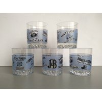 Whiskygläser - Vintage Trinkgläser 5Er Set Sherrygläser Farbige Gläser Wunderschöne Champagnergläser Whiskygläser - Vintage Trinkgläser 5Er Set Sherrygläser Farbige Gläser Wunderschöne Champagnergläser von TheVINTAGEShopBG