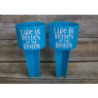 "Beach Drink Spiker "Das Leben Ist Besser Am Strand" Vinyl Design." "Beach Drink Spiker "Das Leben Ist Besser Am Strand" Vinyl Design." von TheVarsityStitch