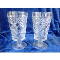 Hazel Atlas Gothic Big Top Erdnussbutter 2 Kristall Becher Glas Parfait 2Er Set Hazel Atlas Gothic Big Top Erdnussbutter 2 Kristall Becher Glas Parfait 2Er Set von TheVillageCorner