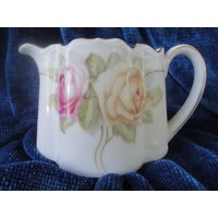 Milchkännchen Rosa Und Gelb Rosen Zeh, Scherzer Co. Germany China Z.s. & C. Bavaria von TheVillageCorner