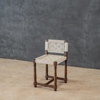 Holz Esszimmerstuhl 2Er Set | Gewebte Stühle Für Esstisch Altholzstühle Handwerk Beine Schnitzen Holz Esszimmerstuhl 2Er Set | Gewebte Stühle Für Esstisch Altholzstühle Handwerk Beine Schnitzen von TheVintageRealmStore