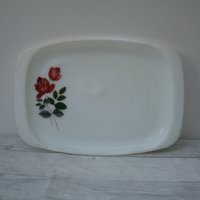 Große Pyrex Servierplatte Mit "June Rose' Muster, Kitchenware, Jaj von TheVintageTeaShoppe