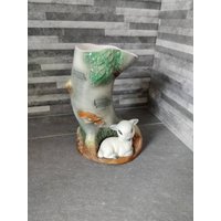 Hornsea Fauna Lamm Vase, Made in England von TheVintageTeaShoppe