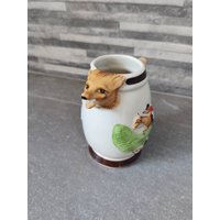 Süßer Fuchs-Sahnekännchen, Milchkrug, Wunderliche Kuhmilch/Sahnekanne von TheVintageTeaShoppe