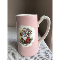 T. G. Grün Pink Mrs Gamp Bierkrug/Tankard von TheVintageTeaShoppe