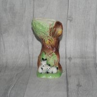 Withernsea Eastgate Fauna White Rabbit & Tree Bud Vase, Made in England von TheVintageTeaShoppe