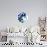 Blauer Mond Wandaufkleber - Kinderzimmer Schlafzimmer Kinder Geschenk Weltraum Wandtattoo Astronaut Wand-Dekor Wandkunst von TheVinylCreations