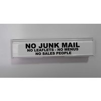 Kein Junk Mail Aufkleber - Keine Verkäufer Vinyl Aufkleber, Post Transfer von TheVinylCreations