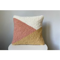 Punch Nadelkissen | Geometrisch Farbblock Moderner Überwurf von TheWanderingLoop