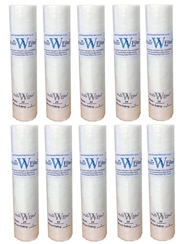The Water Filter Men 10x10"pp(1mic) Reverse Osmosis Wasserfilter, Filtern von Partikeln bis zu 1 Mikron, 25.4 cm, 10 Stück von The Water Filter Men