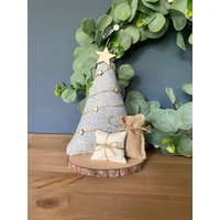 Multi Star Tweed Tannenbaum - Christbaumschmuck Dekorativer Weihnachtsbaum Stehender Weihnachtsdekoration von TheWeeLoft