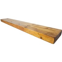 Floating Holz Regal 14cm X 4, 4cm, Rustikal Reclaimed/Regale Handarbeit Vintage Holzregal von TheWesEmporium