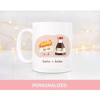 Süße Paar Tasse Sushi Sojasauce Maki Rolle Mein Soymate Nigiri Süßes Geschenk Freund Mr Mrs Becher Set Seine Kaffeetasse Jahrestag Liebe Tassen von TheWhimsyMaker