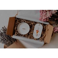 Anpassbare Geschenkbox/Duftkerze Naturkerze Wohlfühlbox Duftfondant von TheWildChildFR