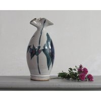 Studio Keramik Vase, Vintage Ton Mid Century Modern Style Keramik von TheWillieS