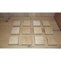 Moebelfuss-Couchfuesse-Echtholz-Natur-Birke-Multiplex-Quadrat-70-Mm-x-70Mm-x 15 Mm. Neuware von TheWoodMan76