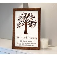 Personalisiertes Familienzeichen, Benutzerdefinierter Stammbaum, Stammbaum Zeichen, Mama Weihnachtsgeschenk, Geschenk Für Familie, Eltern von TheWoodShackGiftCo