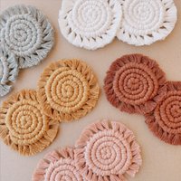 Boho Makramee Auto Tassenhalter Untersetzer von TheWoodenHookStore