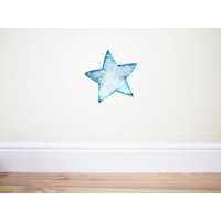 Blauer Stern Individuell, Wandtattoo Blauer Individuell Blauer Stern Individuell, Wandtattoo Blauer Individuell von TheWoodlandHaven